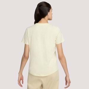 Nike Kadın W NSW Clup SS Tshirt - Bej - S