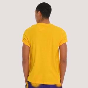 Nike Los Angeles Lakers NBA Erkek Basketbol T-Shirt FB9827-728 - Sarı - L