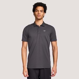 Erkek Kısa Kol Polo Yaka Tshirt 1275-25B - Antrasit - XL