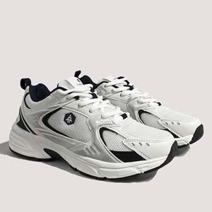 Erkek Songa Spor Ayakkabı 23144 - Beyaz-Lacivert - 42