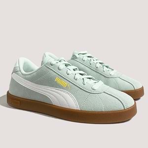 Puma Club II Unisex Nubuk Spor Ayakkabı 397444 10 - Yeşil - 40