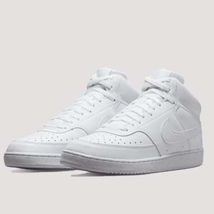 Nike Court Vision Mid DN3577-100 Erkek Spor Ayakkabı - Beyaz - 43