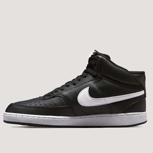 Nike Court Vision Mid DN3577-001 Erkek Spor Ayakkabı - Siyah - 44