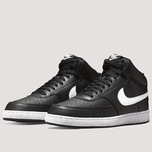 Nike Court Vision Mid DN3577-001 Erkek Spor Ayakkabı - Siyah - 45