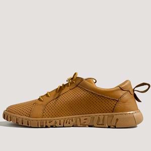 Mammamia 145 Kadın Deri Günlük Ayakkabı - Taba - 40