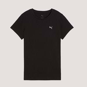 Puma Ess Elevated Tee Unisex Tshirt 690894 01 - Siyah - S