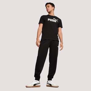 Puma Ess Logo Tee Erkek Tshirt 682532 01 - Siyah - L