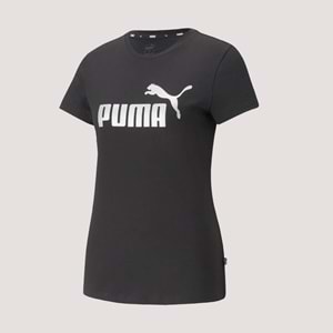 Puma Metallic No. 1 Logo Tee Unisex Tshirt 631536 01 - Siyah - XS