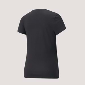 Puma Metallic No. 1 Logo Tee Unisex Tshirt 631536 01 - Siyah - XS