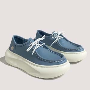 Mammamia 7035 Kadın Deri Günlük Ayakkabı - A.Mavi - 40