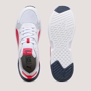 Puma X-Ray Erkek Spor Ayakkabı 400229 03 - Beyaz-Kırmızı - 41