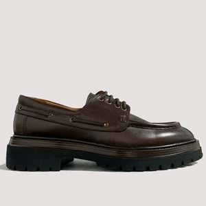 Erkek Deri Casual Ayakkabı C22517 Munih - Kahve - 42