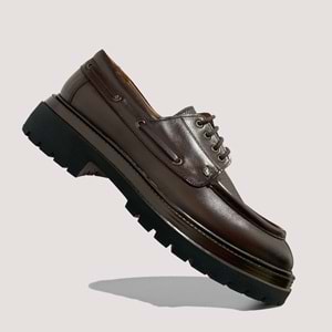 Erkek Deri Casual Ayakkabı C22517 Munih - Kahve - 42