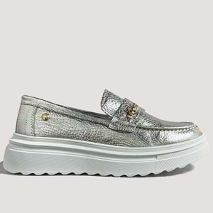 Mammamia 3280 Kadın Casual Ayakkabı - Gümüş - 38