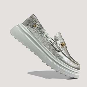 Mammamia 3280 Kadın Casual Ayakkabı - Gümüş - 38