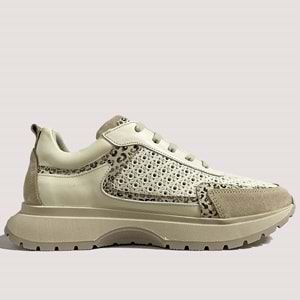 Mammamia 7325 Kadın Günlük Ayakkabı - Bej - 39