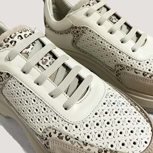 Mammamia 7325 Kadın Günlük Ayakkabı - Bej - 39