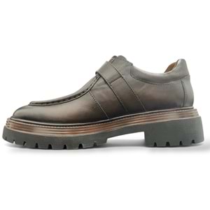 Erkek Deri Casual Ayakkabı C22518 - Kahve - 44