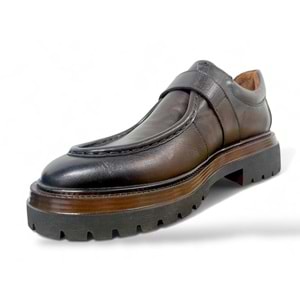 Erkek Deri Casual Ayakkabı C22518 - Kahve - 44