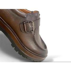 Erkek Deri Casual Ayakkabı C22518 - Kahve - 44