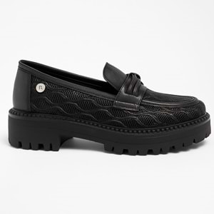 Kadın Deri Casual Ayakkabı D25YA-460 - Siyah - 38