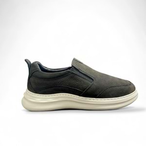 Erkek Nubuk Deri Comfort Günlük Ayakkabı 251102 - Antrasit - 41