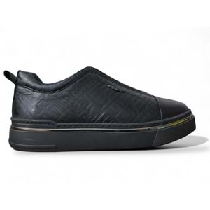 Erkek Deri Bağcıksız Comfort Casual Ayakkabı C11764 - Siyah - 41