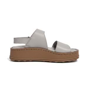Kadın Deri Comfort Sandalet D25YS-2375 - Gri - 39