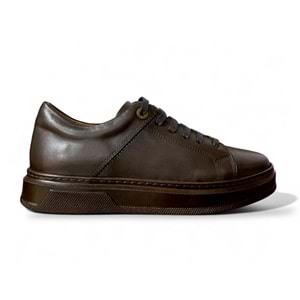 Erkek Münih Deri Casual Ayakkabı C26401 - Kahve - 41