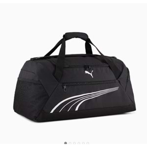 Puma Fundamental 091189 01 Spor Çantası - Siyah-Beyaz - STANDART