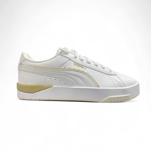 Puma Jada Classic DayINight 402646 01 Kadın Spor Ayakkabı - Beyaz-Gold - 37
