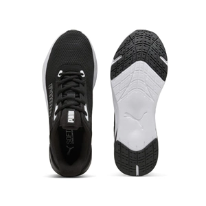 Puma FTR Wave 311095 01 Unisex Spor Ayakkabı - Siyah-Beyaz - 44,5