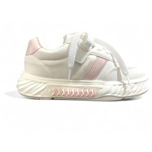 M.P 252-3521 Casual Spor Çocuk Ayakkabı - Beyaz-Pembe - 33