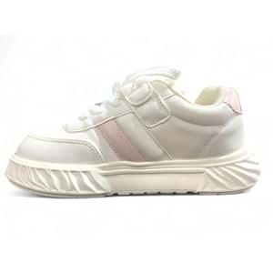 M.P 252-3521 Casual Spor Çocuk Ayakkabı - Beyaz-Pembe - 33