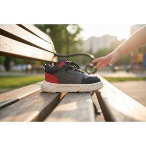 M.P 252-3510 Casual Spor Çocuk Ayakkabı - Füme-Siyah - 32