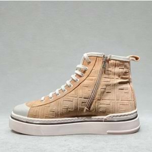 Luciano Bellini Deri Bot BC26903 - Krem - 41