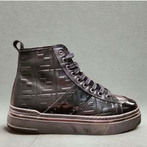 Luciano Bellini Deri Bot BC26903 - Siyah - 41