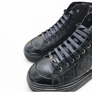 Luciano Bellini Deri Bot BC26903 - Siyah - 41