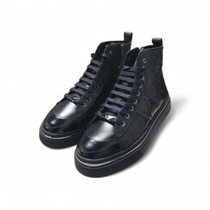 Luciano Bellini Deri Bot BC26903 - Siyah - 41