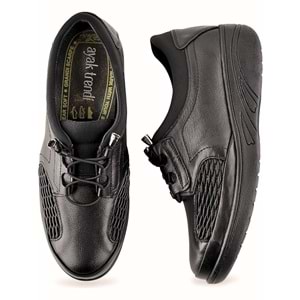 Kadın Deri Comfort Ayakkabı 4204 - Siyah - 39