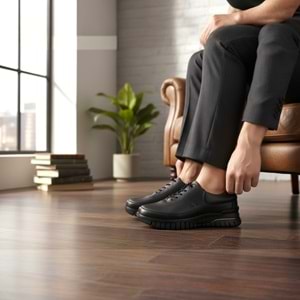 Kadın Deri Günlük Ayakkabı 4219 - Siyah - 36