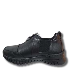 Kadın Deri Casual Ayakkabı 1453 01 - Siyah - 38