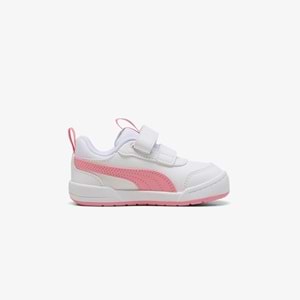 Puma Puma Multiflex 2 SL V PS Çocuk Spor Ayakkabı 31215207 - Beyaz-Pembe - 30