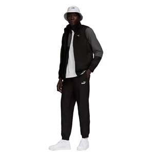 Puma Woven Colorblock Erkek Siyah Eşofman Takımı 688173 01 - Siyah - XL