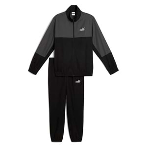 Puma Woven Colorblock Erkek Siyah Eşofman Takımı 688173 01 - Siyah - XS