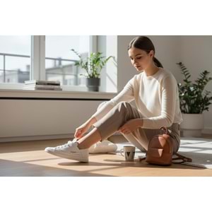 Kadın Deri Günlük Ayakkabı 260752 - Beyaz - 37