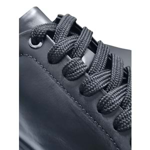 Erkek Deri Comfort Casual Ayakkabı 18661 - Siyah - 42