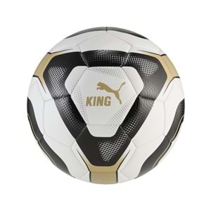 Puma King Futbol Topu 5 No 08473601 - Beyaz-Siyah - 5 NUMARA