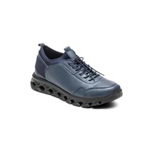 Bulldozer Erkek Deri Casual Ayakkabı 250057 - Lacivert - 41