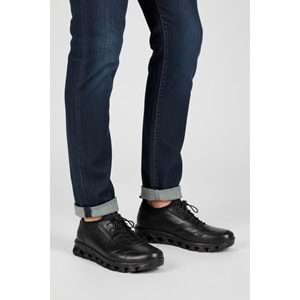 Bulldozer Erkek Deri Casual Ayakkabı 250057 - Siyah - 40